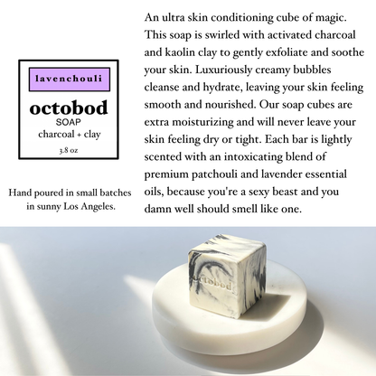 lavenchouli soap + deodorant duo